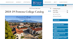 Desktop Screenshot of pomona.catalog.acalog.com