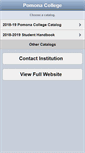 Mobile Screenshot of pomona.catalog.acalog.com